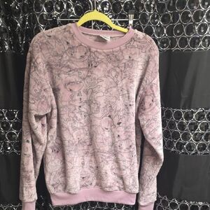 Nickelodeon Lavender and Yellow Sweatshirt